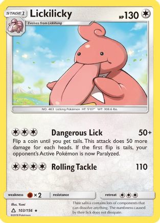 Lickilicky  - Reverse Holofoil SM  Ultra Prism - Rare