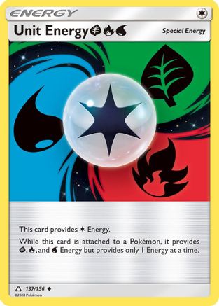 Unit Energy GRW 137  - Reverse Holofoil SM  Ultra Prism - Uncommon