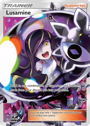 Lusamine (Full Art)  - Holofoil SM  Ultra Prism - Ultra Rare