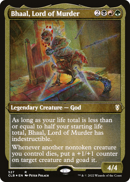 Bhaal, Lord of Murder (Foil Etched) [Commander Legends: Battle for Baldur's Gate]