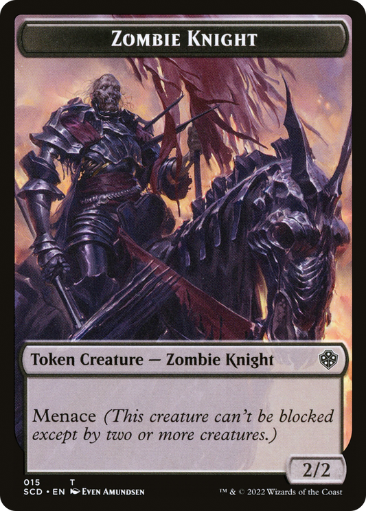 Zombie Knight (TSCD-015) - Starter Commander Deck Tokens