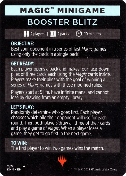 Booster Blitz (MKHM-002) - Kaldheim Minigames