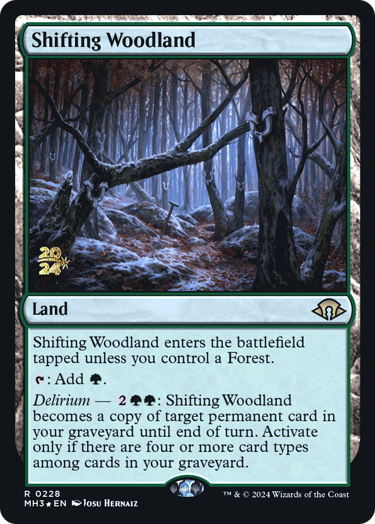 Shifting Woodland [Modern Horizons 3 Prerelease Promos]