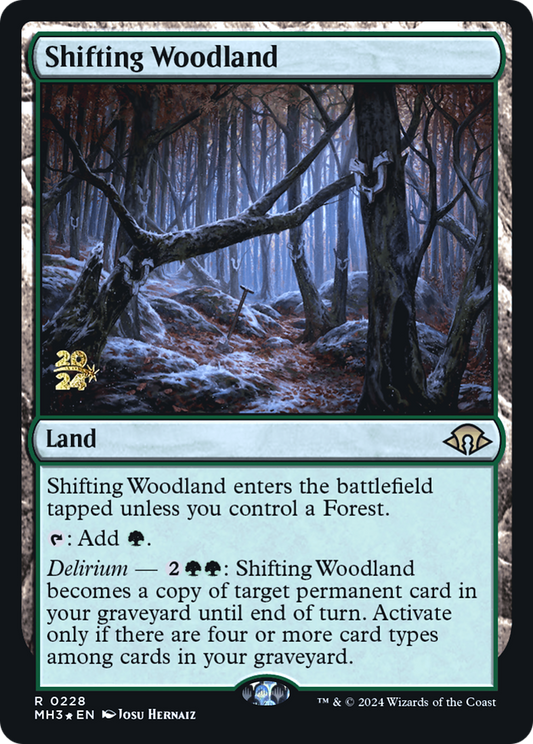 Shifting Woodland [Modern Horizons 3 Prerelease Promos]