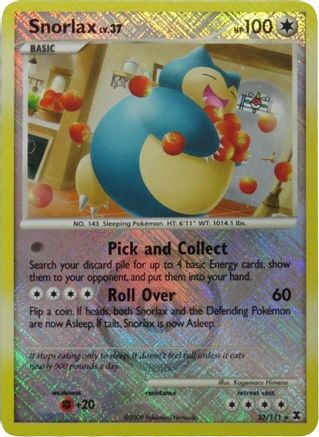 Snorlax 033/111  - Reverse Holofoil League & Championship Cards - Promo