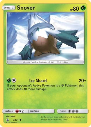 Snover  SM  Forbidden Light - Common