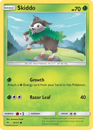 Skiddo  SM  Forbidden Light - Common