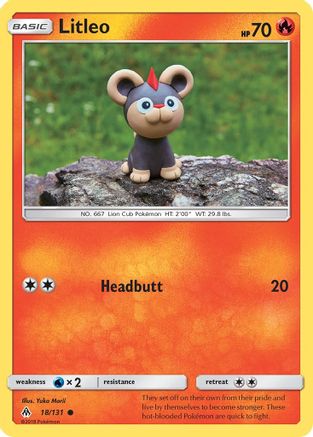 Litleo 018  SM  Forbidden Light - Common