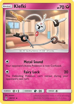 Klefki 089  SM  Forbidden Light - Uncommon