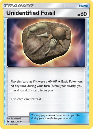 Unidentified Fossil  SM  Forbidden Light - Uncommon