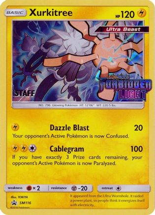 Xurkitree - SM116 (Prerelease) [Staff]  - Holofoil SM Promos - Promo