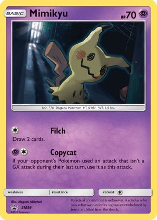 Mimikyu - SM99  - Holofoil SM Promos - Promo