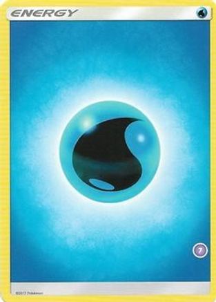 Water Energy (7)  SM Trainer Kit Alolan Sandslash & Alolan Ninetales - Common
