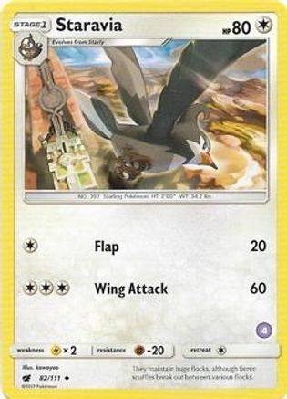Staravia (4)  SM Trainer Kit Alolan Sandslash & Alolan Ninetales - Uncommon