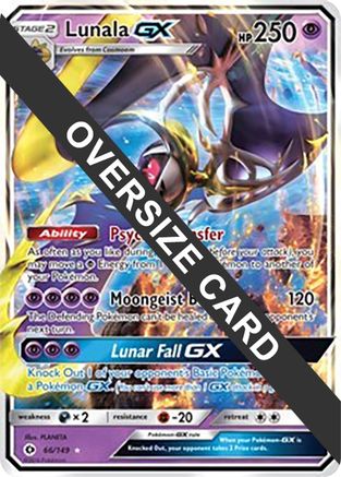 Lunala GX - 66/149/149  - Holofoil Jumbo Cards - Promo