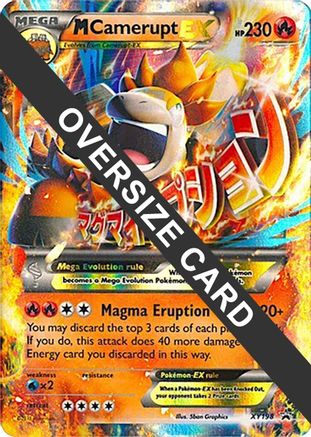 M Camerupt EX - XY198  - Holofoil Jumbo Cards - Promo