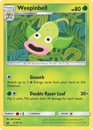 Weepinbell  SM  Celestial Storm - Uncommon