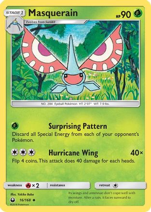 Masquerain  SM  Celestial Storm - Uncommon