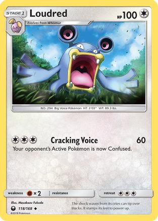 Loudred  SM  Celestial Storm - Uncommon