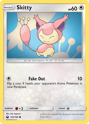 Skitty 120  SM  Celestial Storm - Common