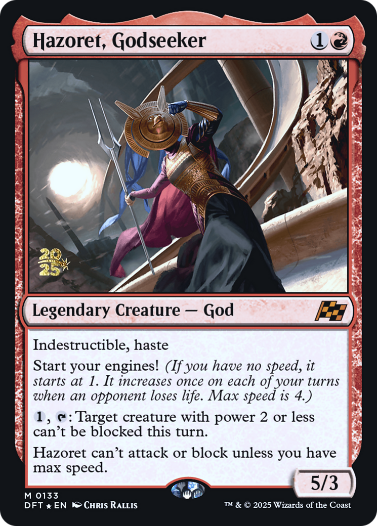 Hazoret, Godseeker [Aetherdrift Prerelease Promos]