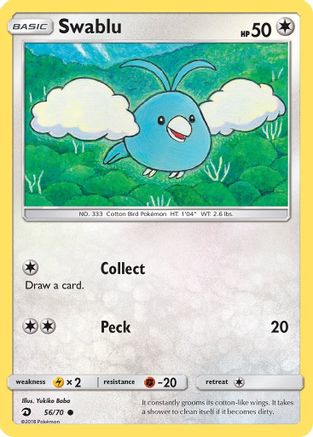 Swablu (56) 056/70  Dragon Majesty - Common