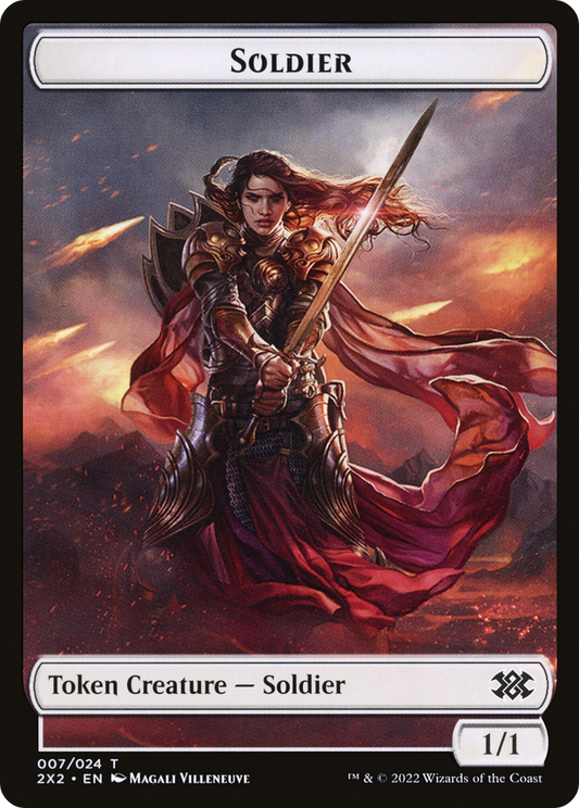 Soldier (T2X2-007) - Double Masters 2022 Tokens