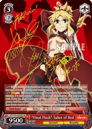 "Final Flash" Saber of Red (SP) (APO/S53-E028SP SP) - Fate/Apocrypha