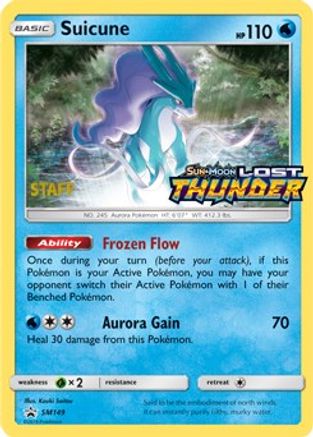 Suicune - SM149 (Prerelease) [Staff]  - Holofoil SM Promos - Promo