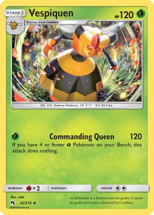 Vespiquen  SM  Lost Thunder - Uncommon