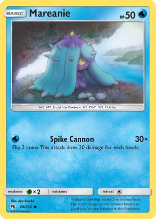 Mareanie (68)  SM  Lost Thunder - Common