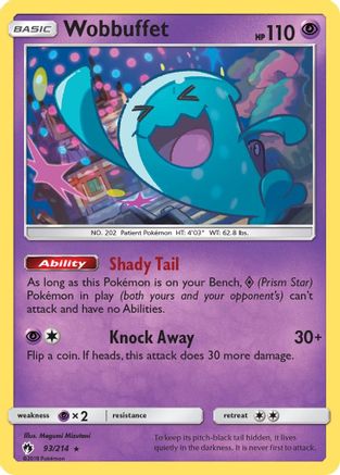 Wobbuffet 093  SM  Lost Thunder - Rare
