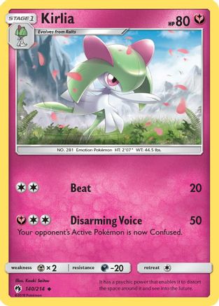 Kirlia 140  SM  Lost Thunder - Uncommon