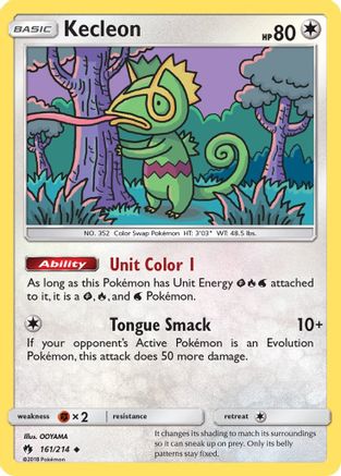 Kecleon (161)  SM  Lost Thunder - Uncommon