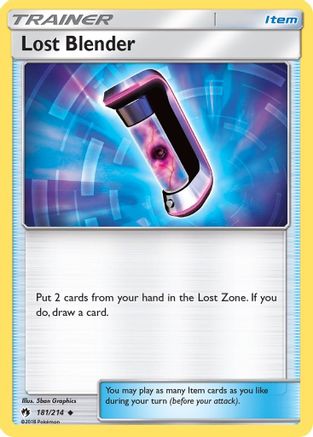 Lost Blender 181  - Reverse Holofoil SM  Lost Thunder - Uncommon