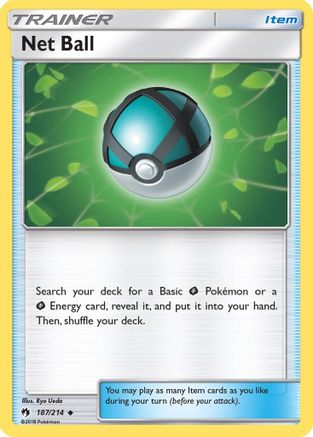 Net Ball 187  SM  Lost Thunder - Uncommon