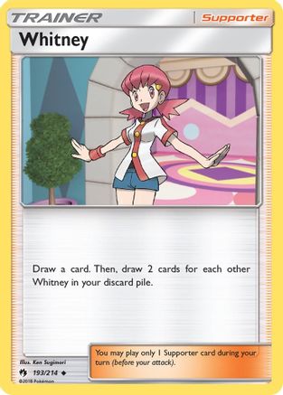 Whitney  SM  Lost Thunder - Uncommon