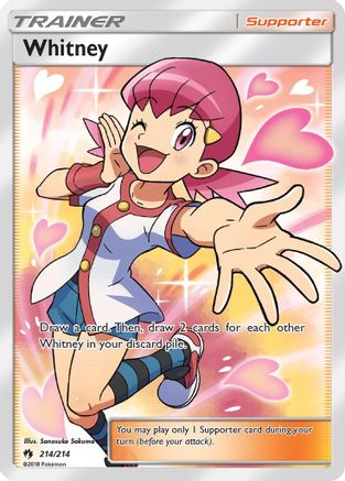 Whitney (Full Art)  - Holofoil SM  Lost Thunder - Ultra Rare
