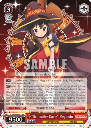 "Detonative Dame" Megumin (KS/W55-E043 RR) - KonoSuba 2