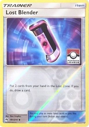 Lost Blender 181/214  - Reverse Holofoil League & Championship Cards - Promo