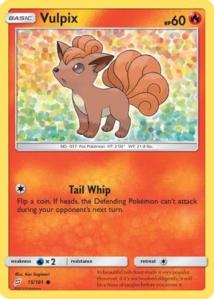 Vulpix 015  SM  Team Up - Common