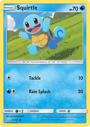 Squirtle (23) 023  - Reverse Holofoil SM  Team Up - Common