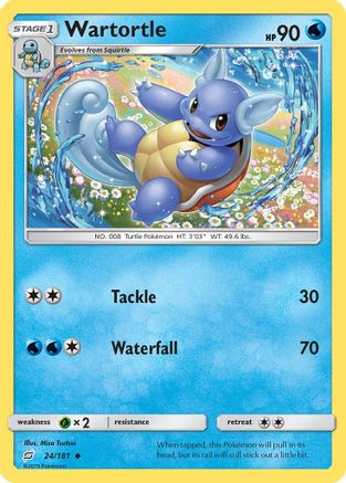 Wartortle 024  SM  Team Up - Uncommon