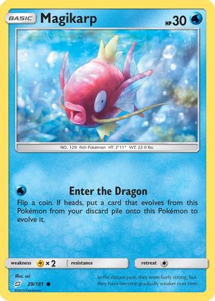 Magikarp 029  - Reverse Holofoil SM  Team Up - Common