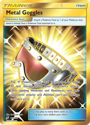 Metal Goggles (Secret)  - Holofoil SM  Team Up - Secret Rare