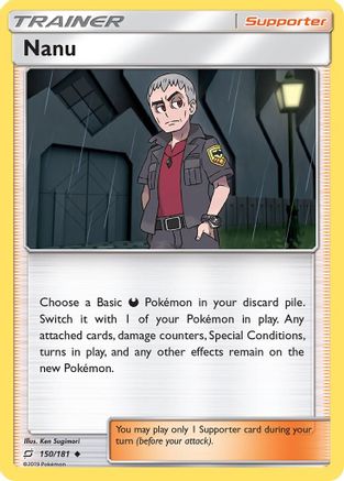 Nanu 150  - Reverse Holofoil SM  Team Up - Uncommon