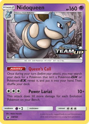 Nidoqueen SM160  - Holofoil SM Promos - Promo