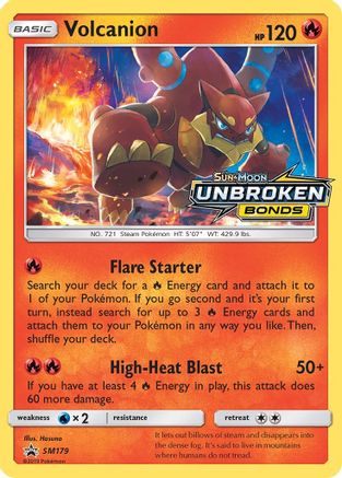 Volcanion - SM179 (Prerelease)  - Holofoil SM Promos - Promo