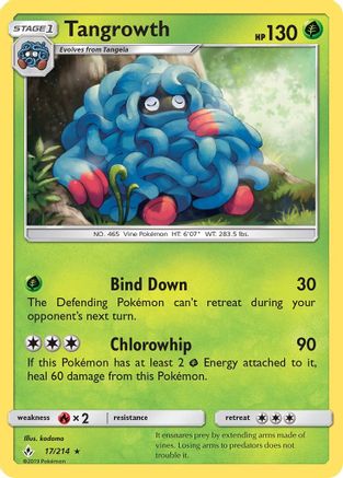 Tangrowth  SM  Unbroken Bonds - Rare