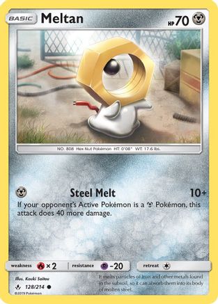 Meltan  - Reverse Holofoil SM  Unbroken Bonds - Common